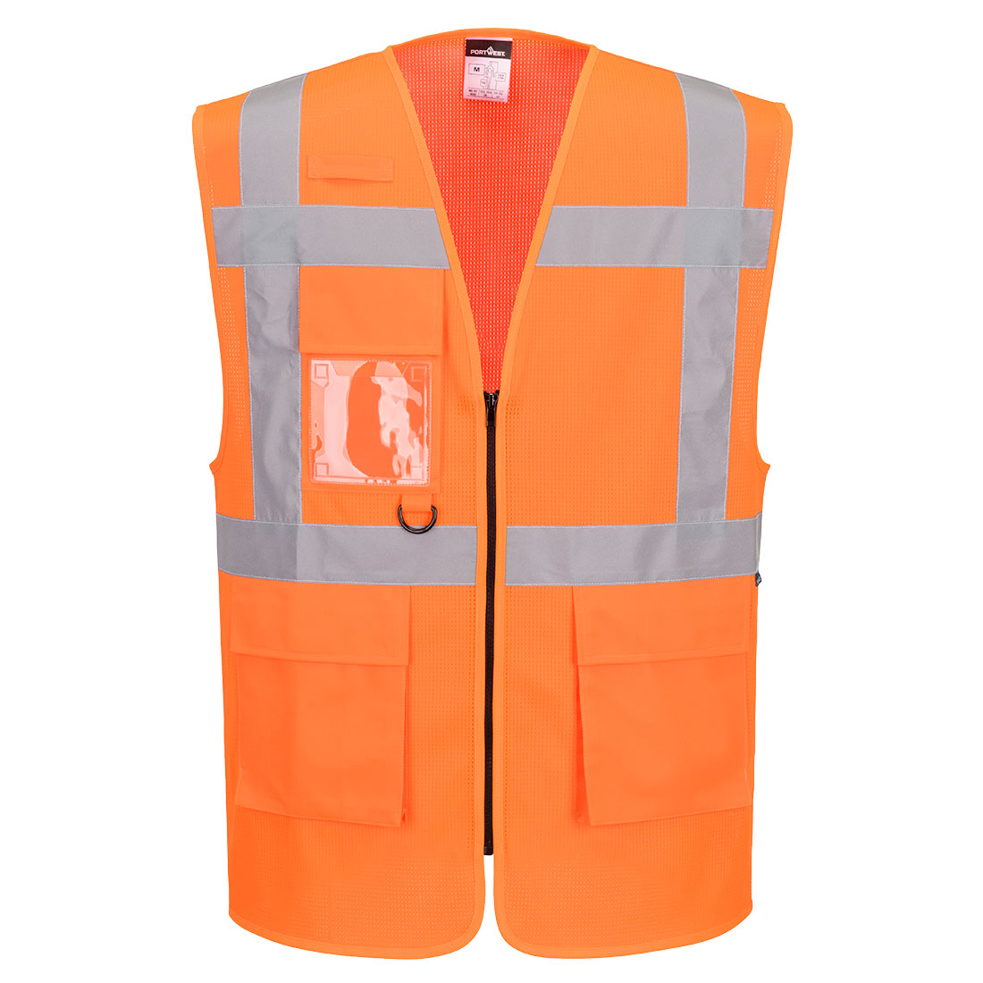 Portwest ES1 Essential Hi-Vis Mesh cipzáras vezetői mellény