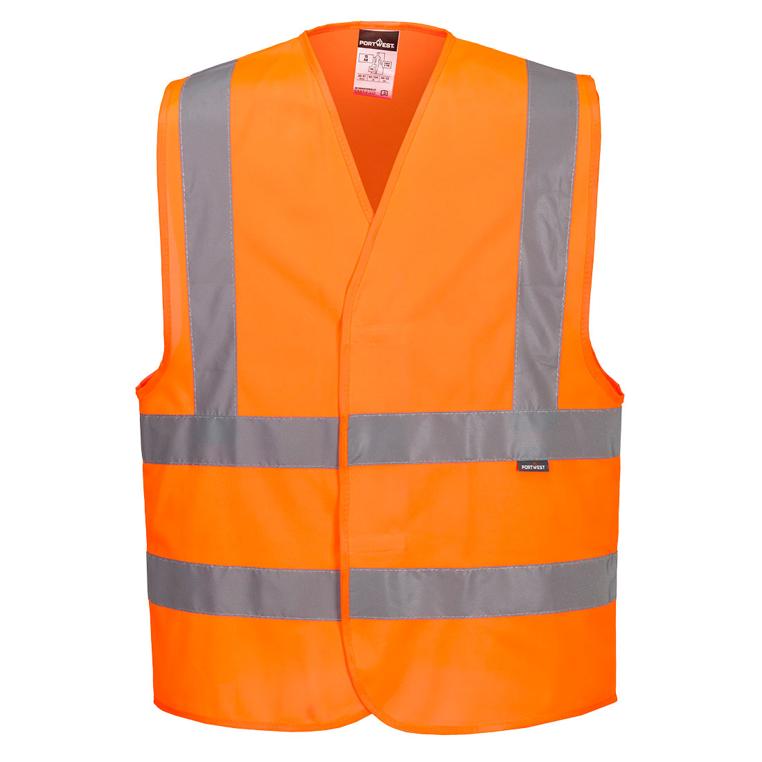 Portwest Jól láthatósági két csíkos mellény