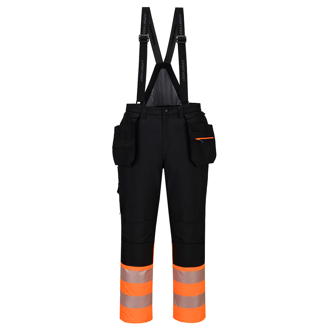 Portwest DX4 Hi-Vis Class 1 téli kantáros nadrág
