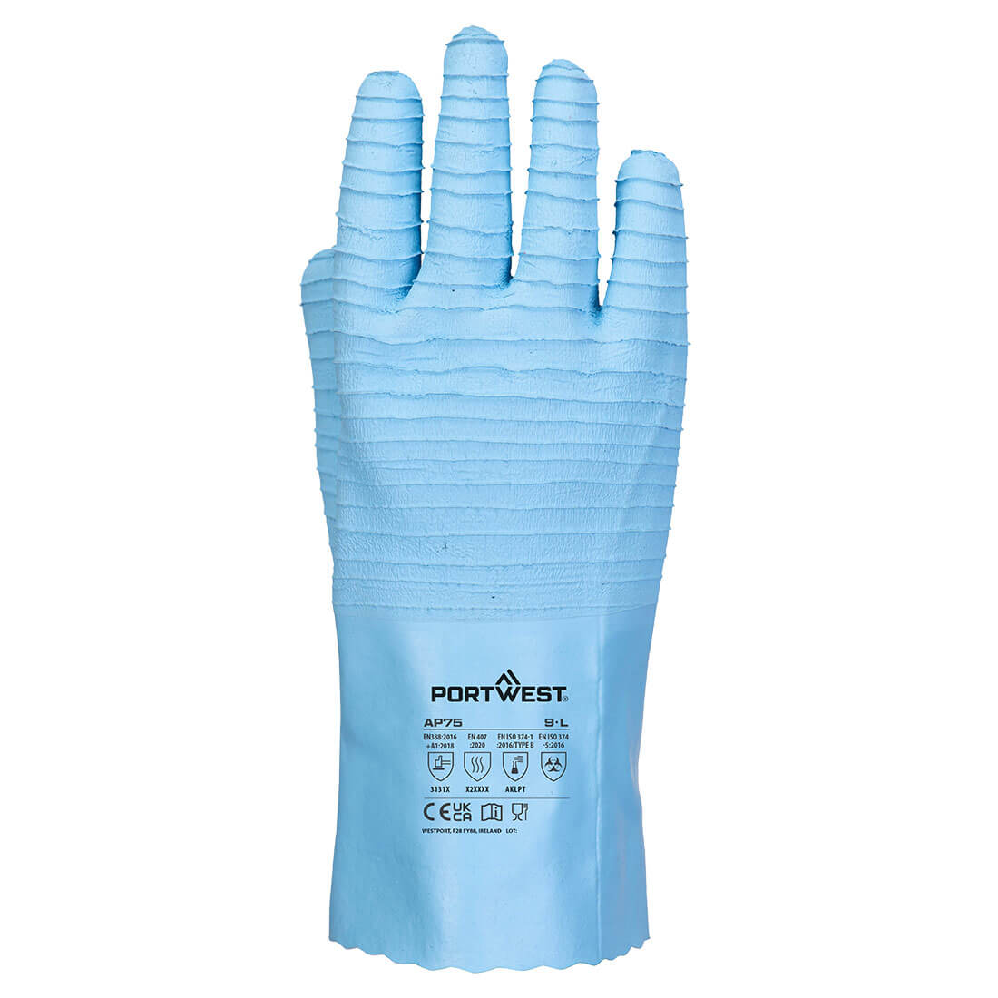 Portwest FD vegyszerálló B Latex kesztyű - Image 2