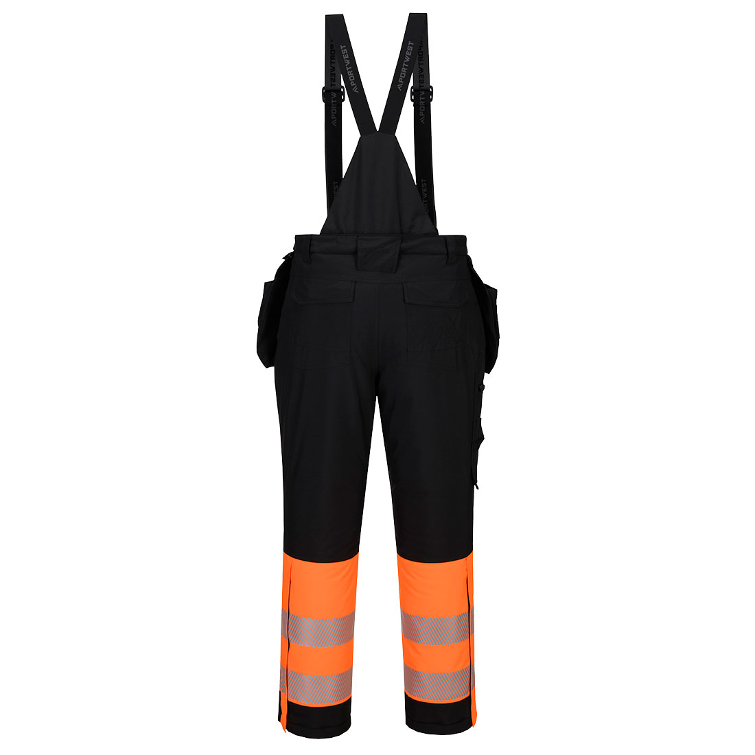 Portwest DX4 Hi-Vis Class 1 téli kantáros nadrág - Image 2