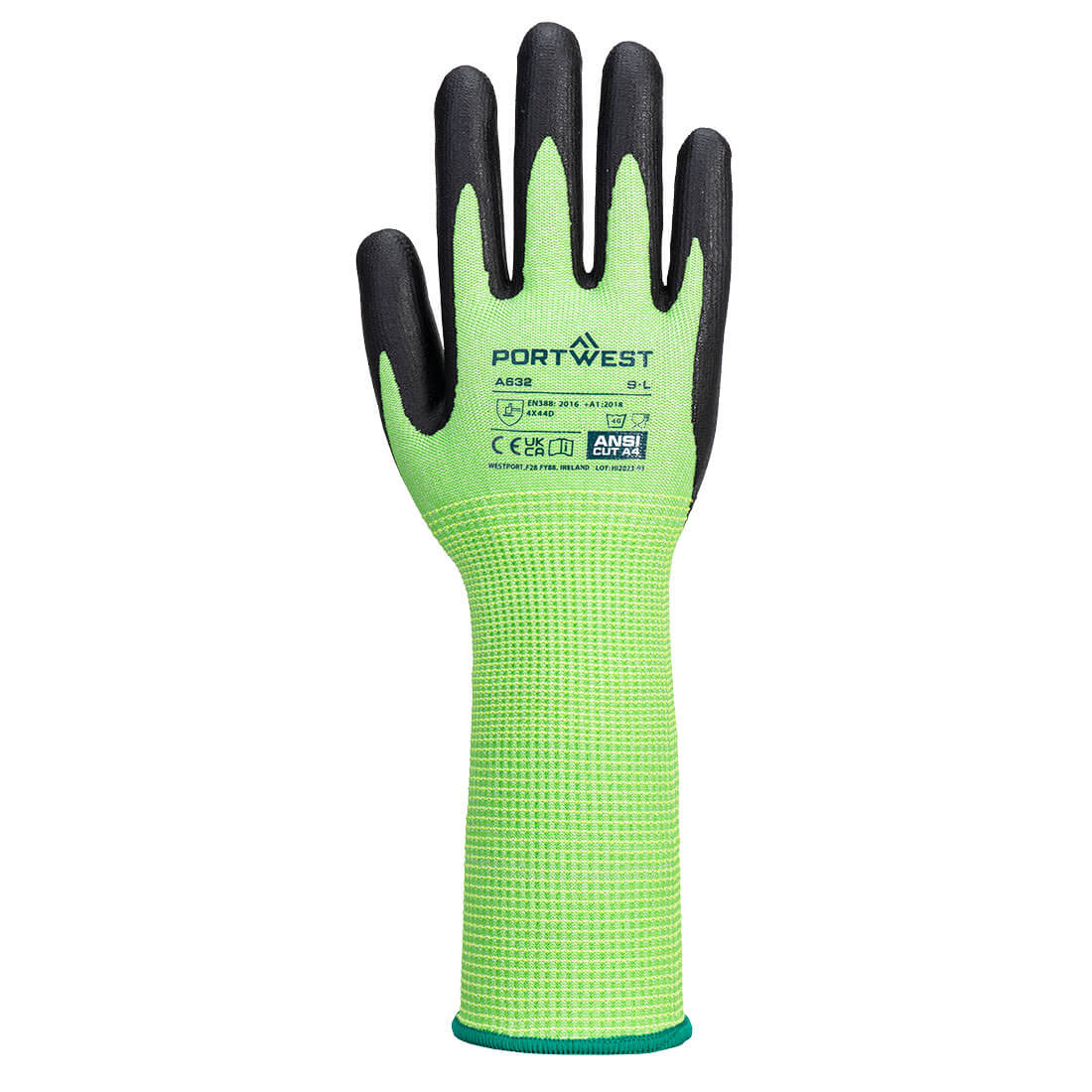 Portwest Green Cut Long Cuff - Image 2