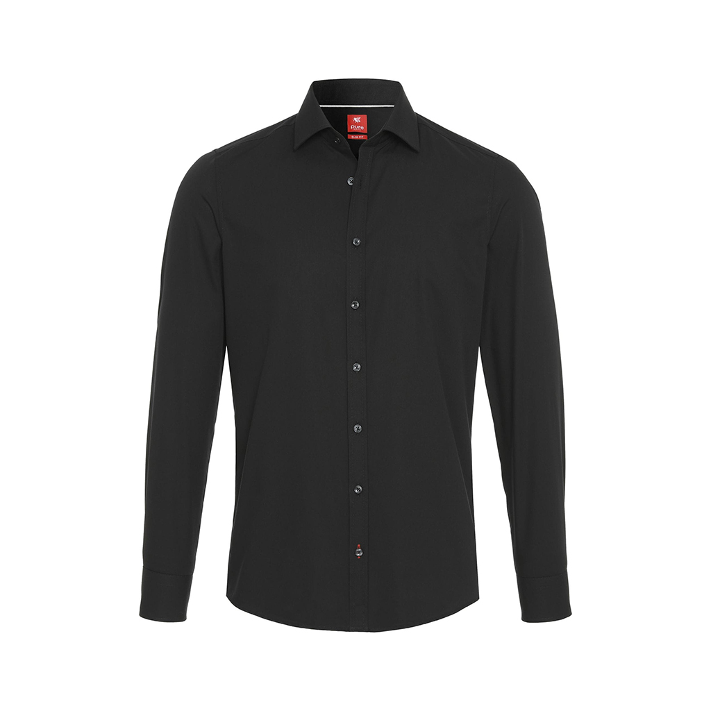 City shirt Slim fit - fekete