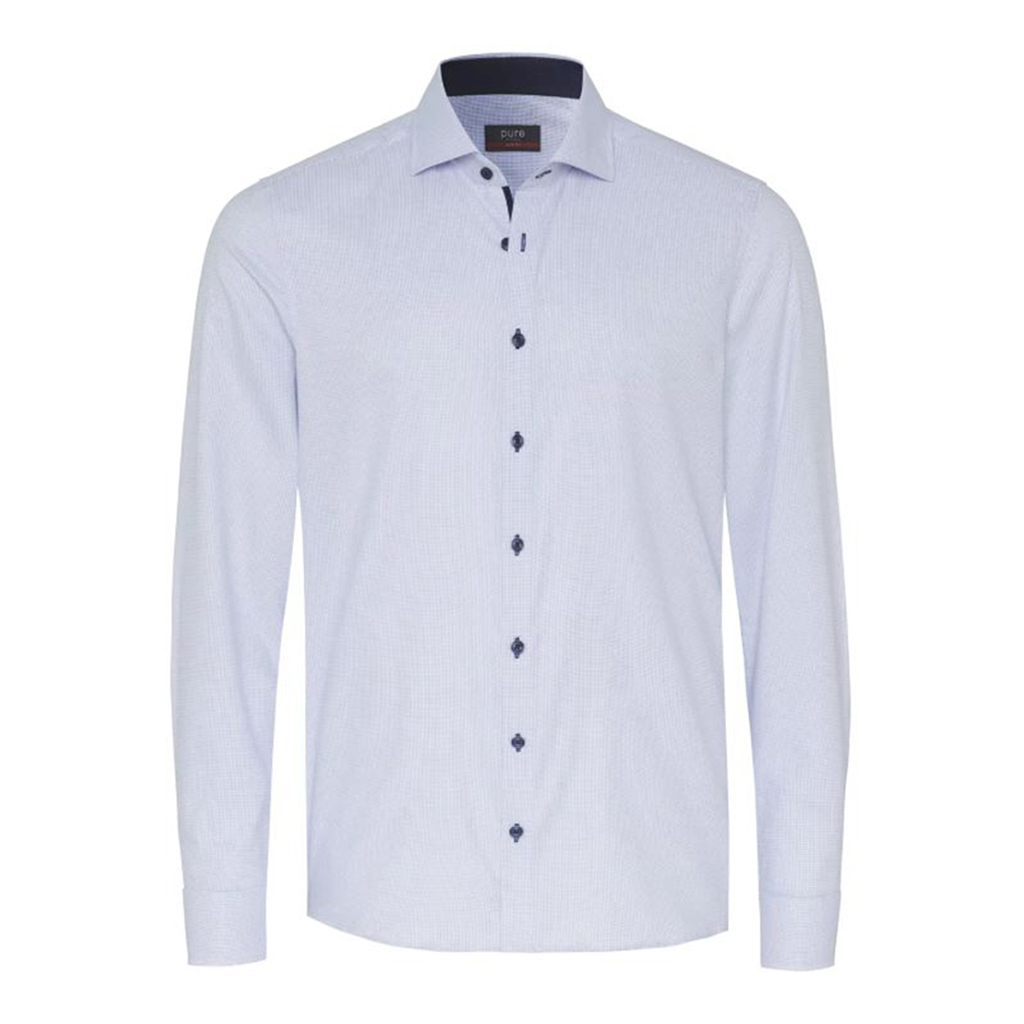 City Hemd Slim Fit - világoskék
