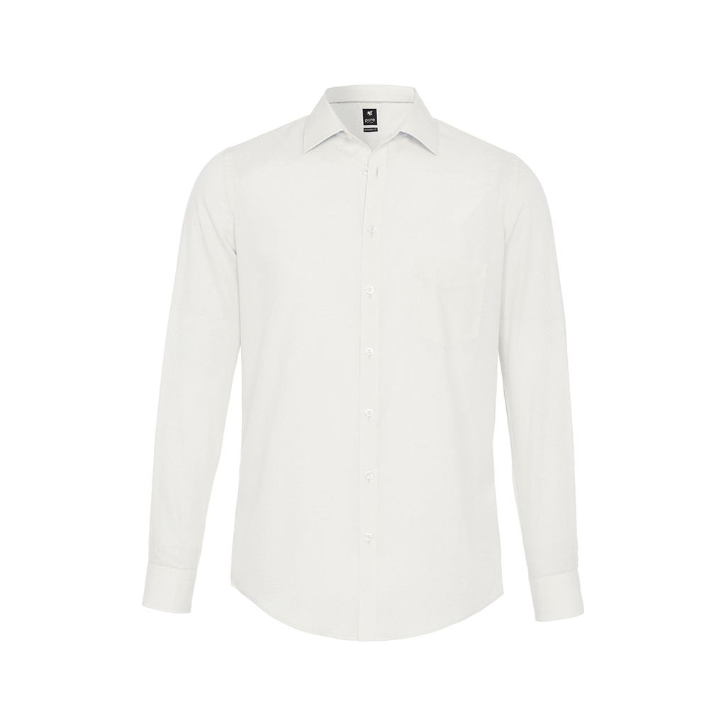 City shirt Modern fit - beige